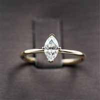 Ring Lux Gioielli Woman in Yellow Gold Diamante ANL3543;050;V;GI